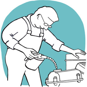 Stiftung Profil Motor ölen Comic