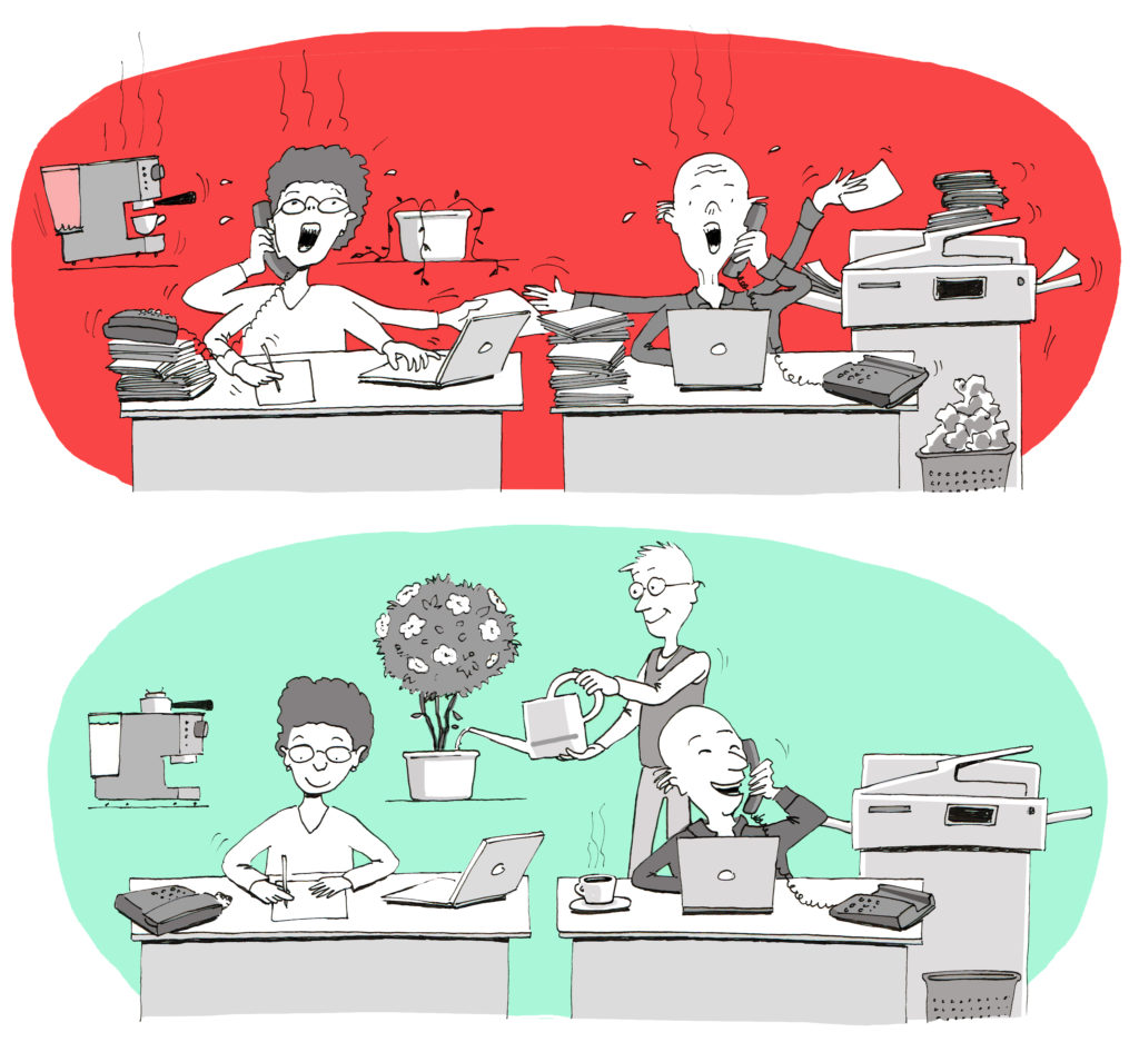 Stiftung Profil Arbeitgeber Comic